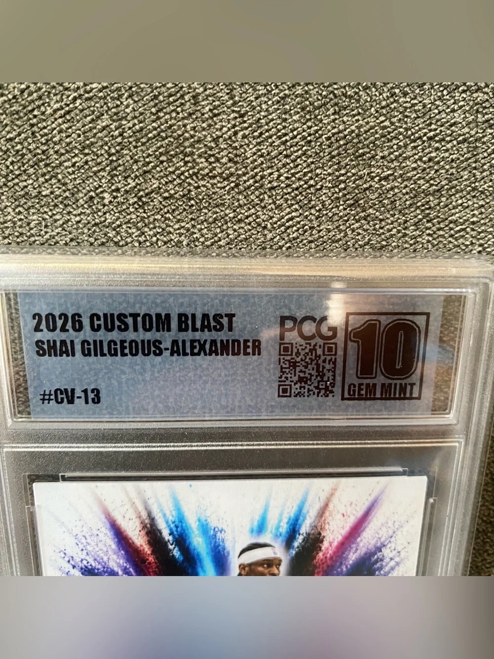 Shai Gilgeous-Alexander - 2026 PCG Custom Blast #CV-13 Gem Mint 10